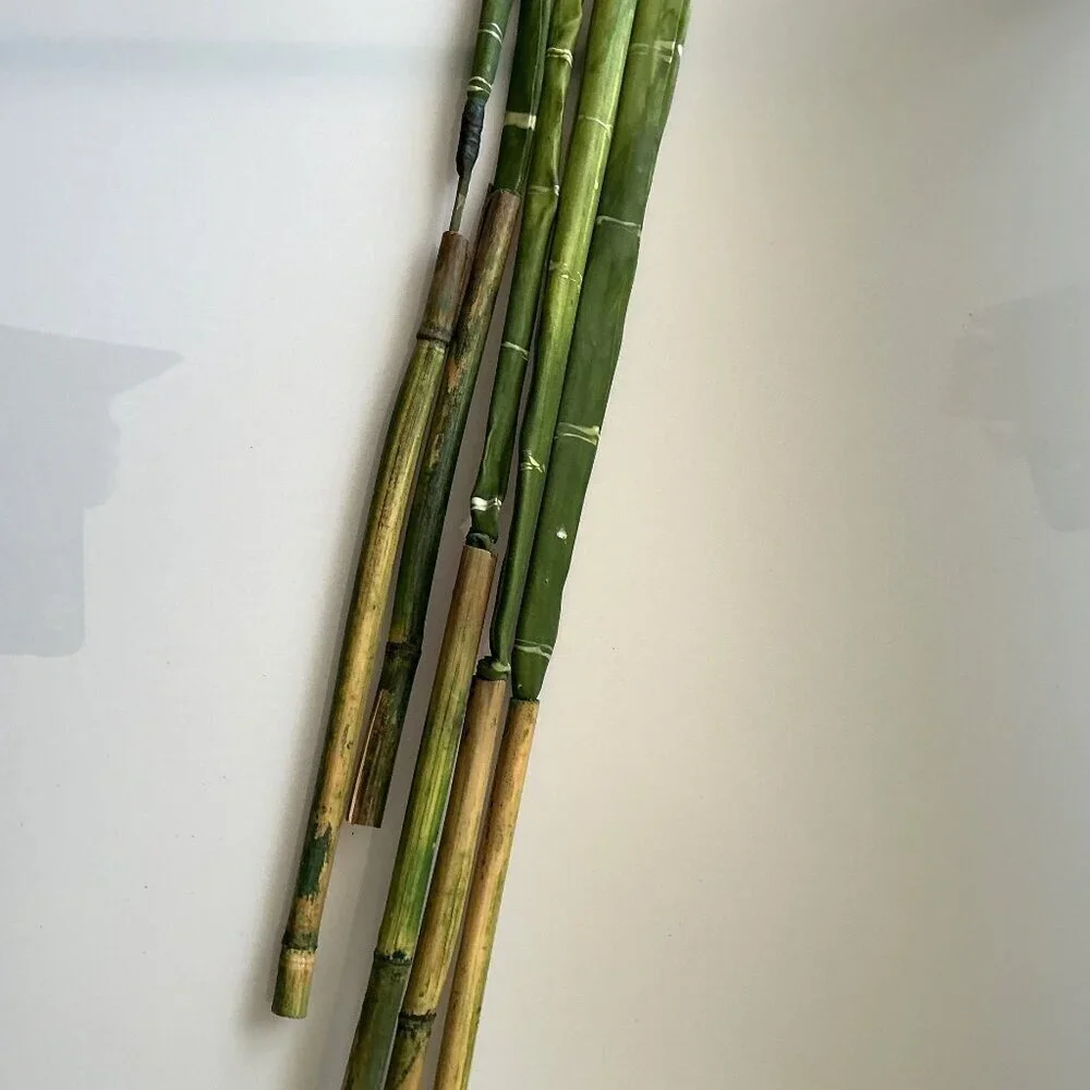 BAMBOO WITH DETACABLE POLES TALL CRAFT DIY BUNDLE ARTIFICAL (FLAWS)